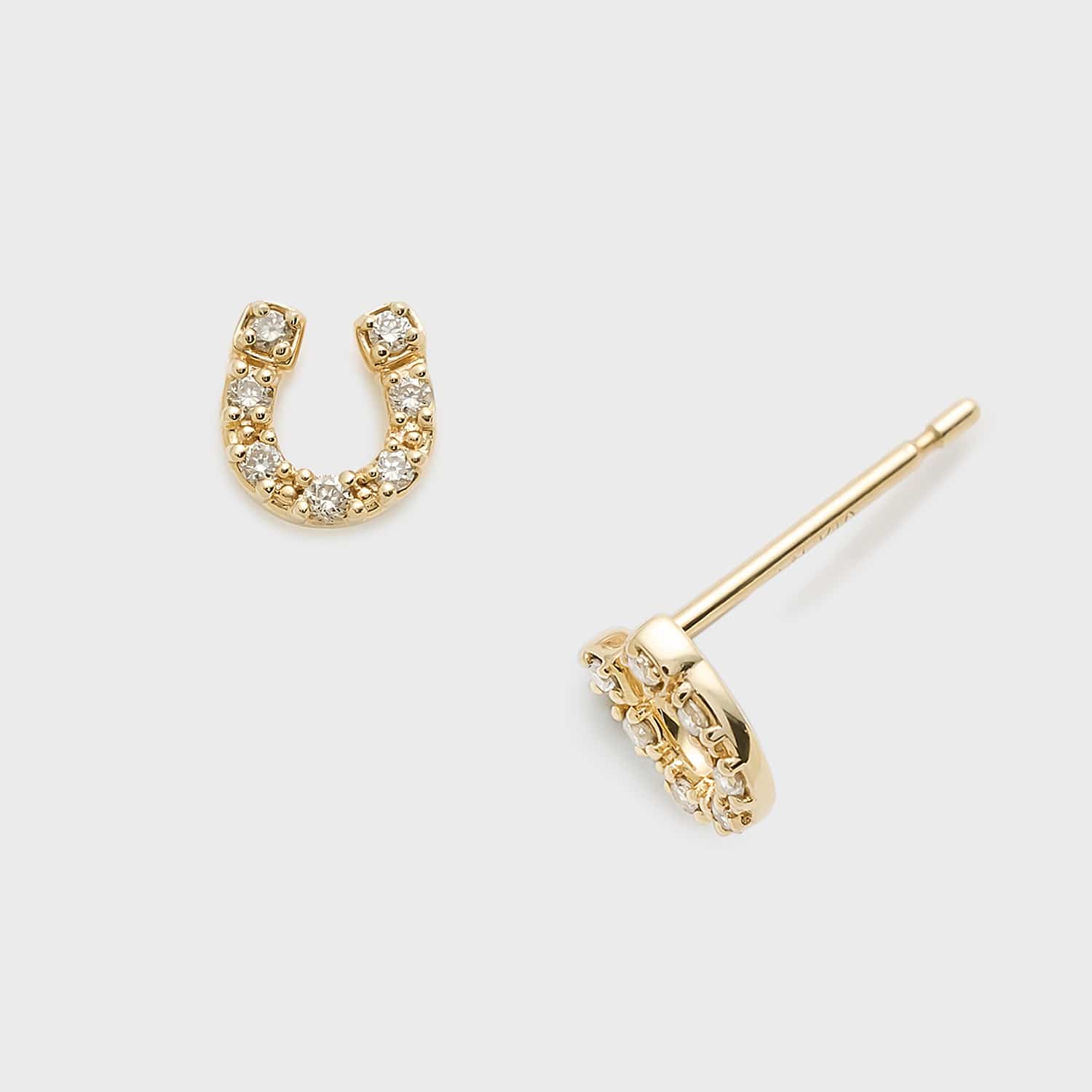 SAORIさんご着用【Tiny Motif】K10ダイヤモンドシューピアス（0.02ct