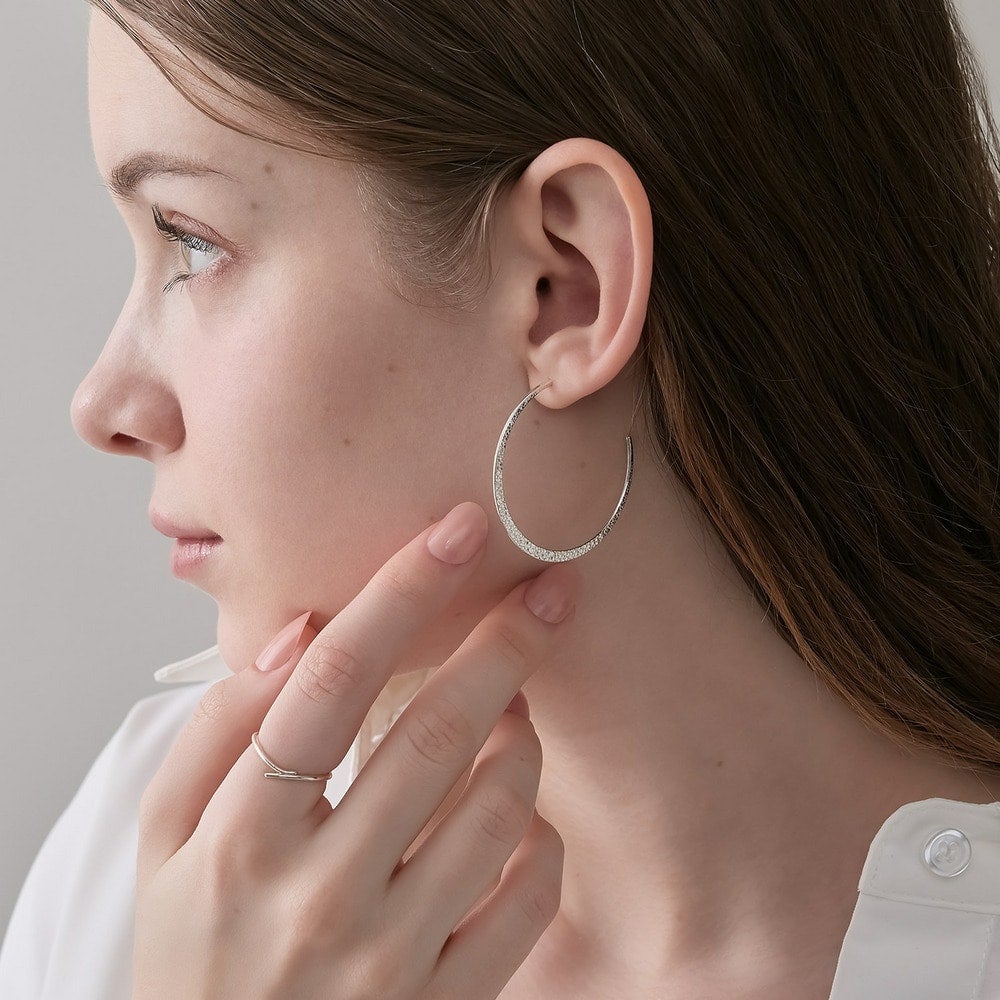 シルバーフープピアス｜ピアス｜ノジェス 公式オンラインストア