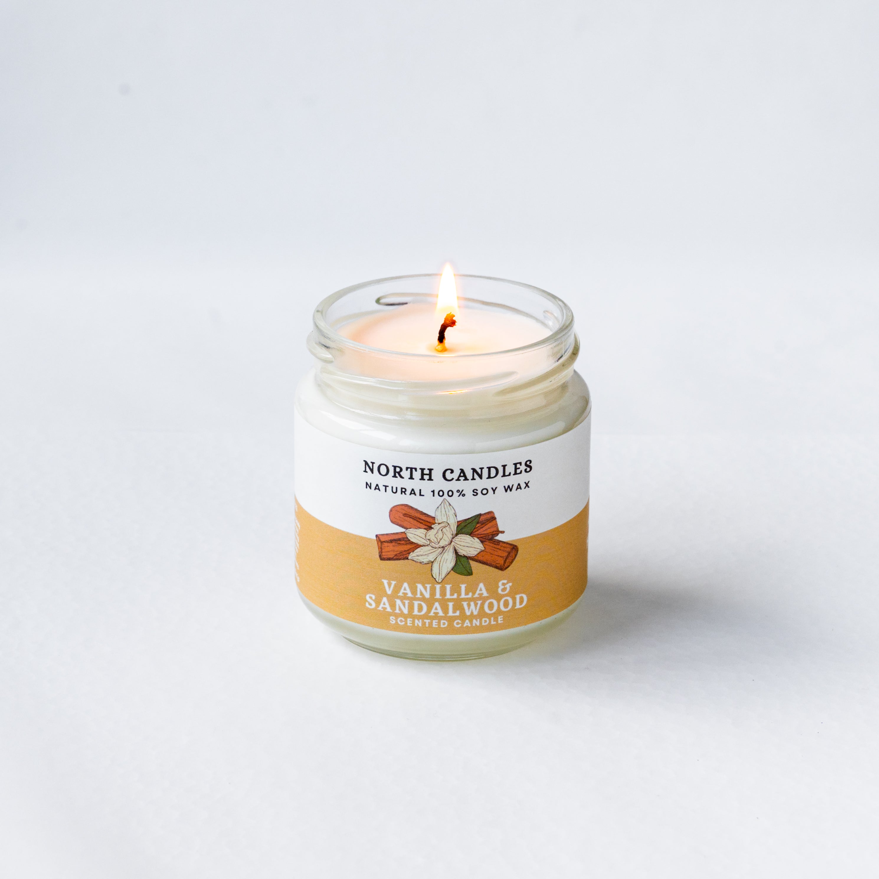 バニラ & サンダルウッド アロマソイキャンドル ノースキャンドル