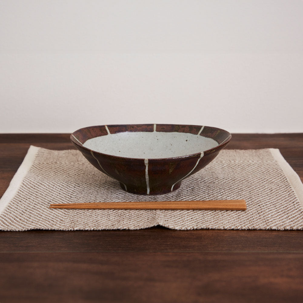 白水工房 鉄赤楕円鉢・大 ｜のレン神楽坂【公式通販】発酵、暮らしの