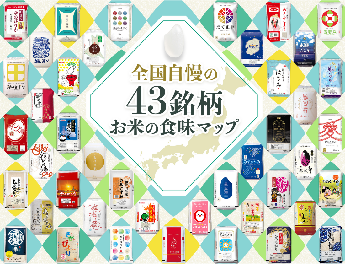 お米の食味マップ｜【全農公式】「NO RICE NO LIFE PROJECT」
