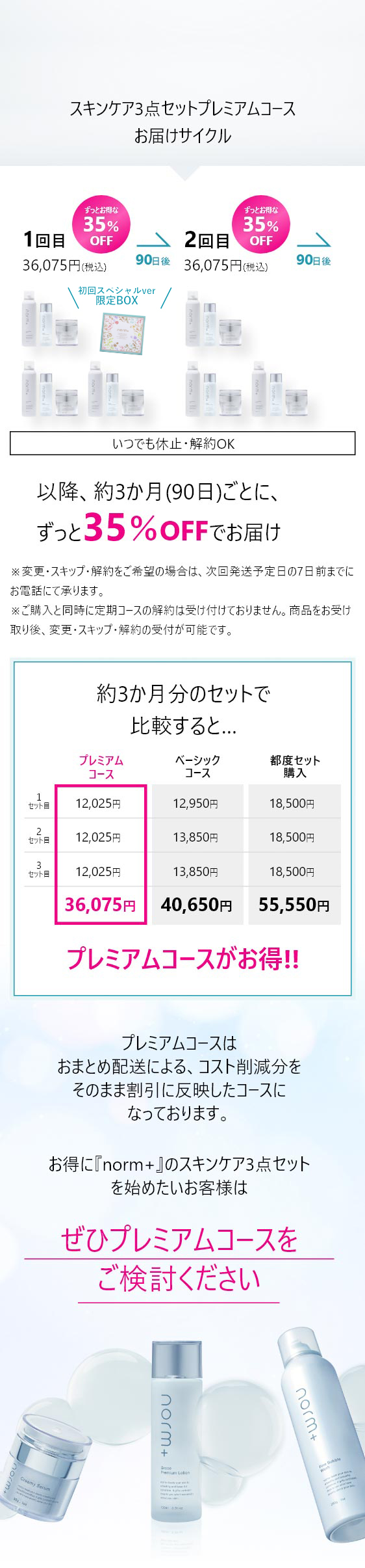 愛沢えみりプロデュースのスキンケアブランド【norm＋（ノームプラス）】