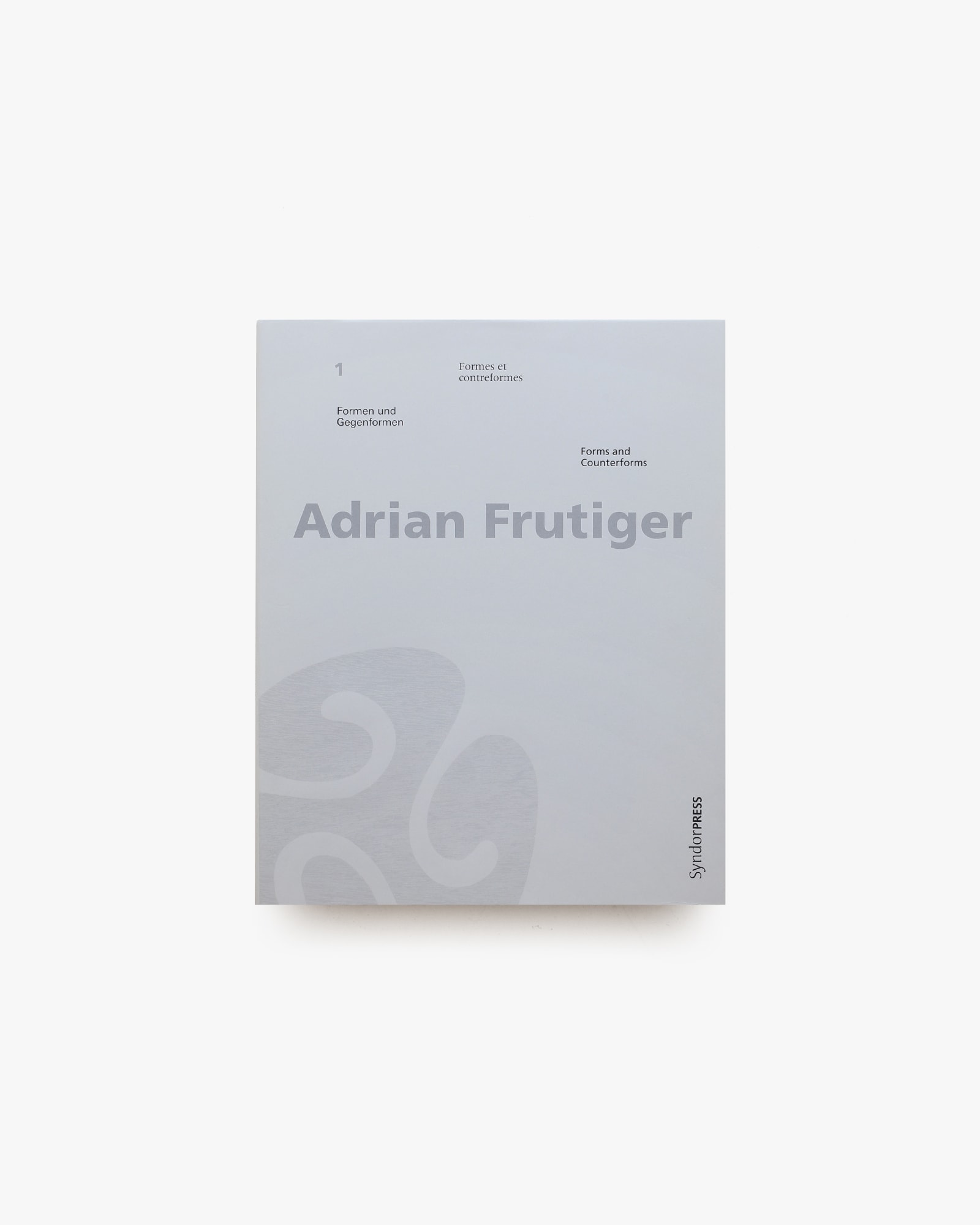 Forms and Counterforms | Adrian Frutiger | nostos books ノストス