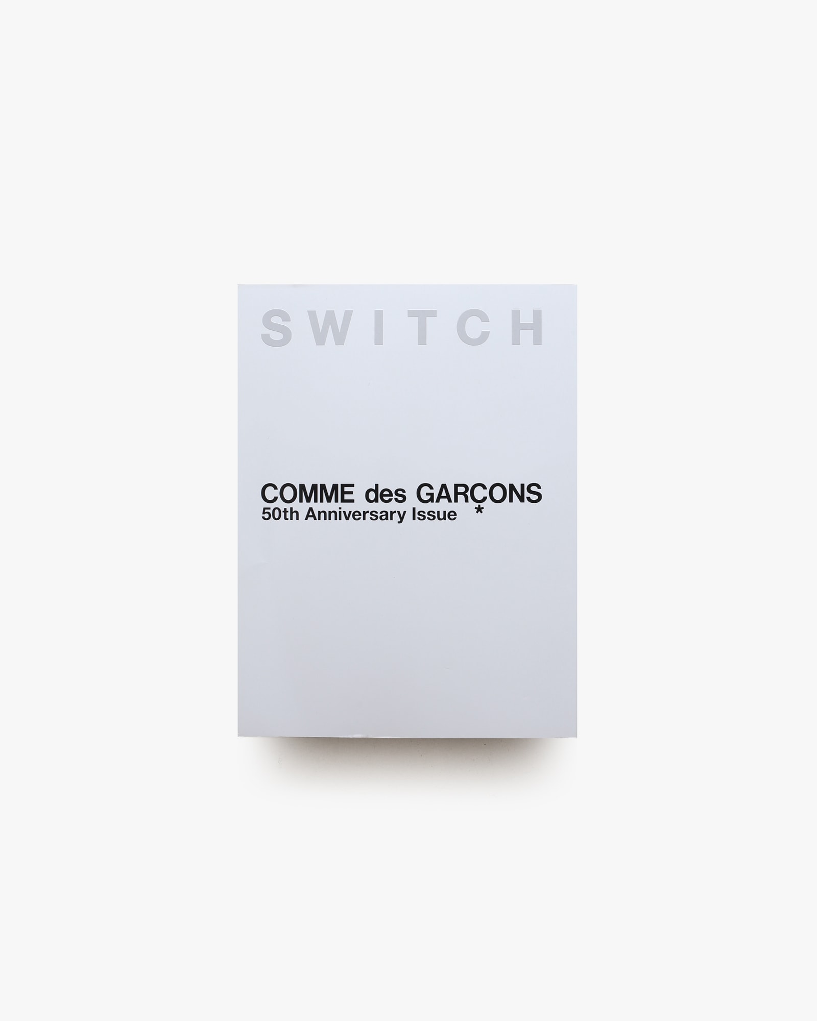 SWITCH: COMME des GARCON 50th Anniversary Issue | nostos books