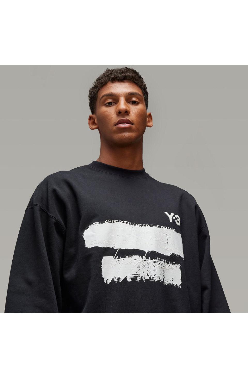 Y-3(ワイスリー) - U GFX Crew U グラフィック クルースウェット