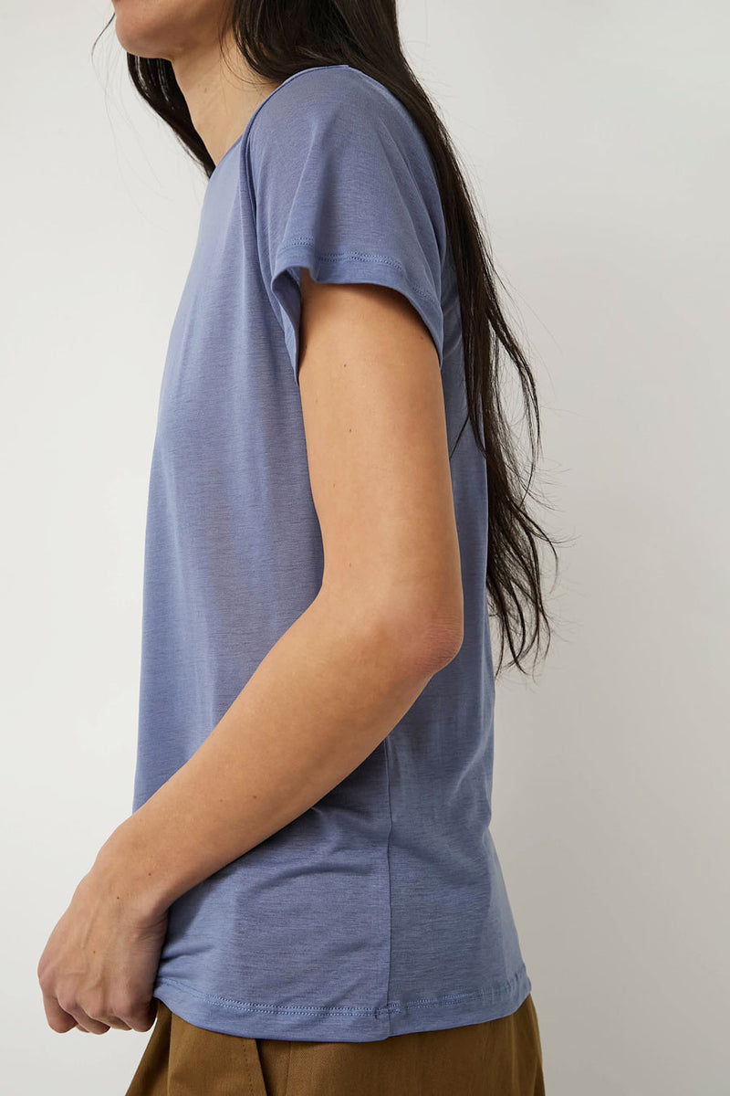 Baserange T-Shirt in Koel Blue – No.6 Store