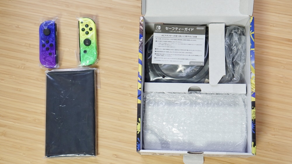 スプラトゥーン3エディション開封レビュー】Nintendo Switch（有機EL