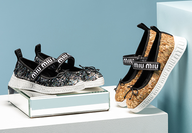Miu Miu」の期間限定シューズショップ、MIU RUN 新作が世界先行発売