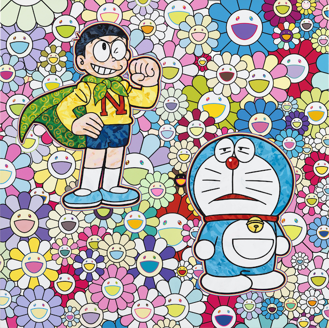 村上隆 × ドラえもん スーパーフラットドラえもん展 ＠六本木 | Numero