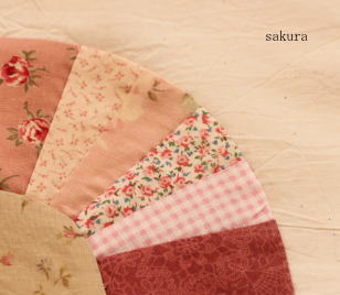 パッチワークパターンファン扇 - 楽しむキルトノート2