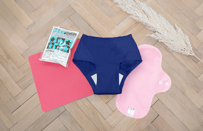 布ナプキン吸水ショーツ｜はじめてシリーズ｜nunonaの布ナプキン