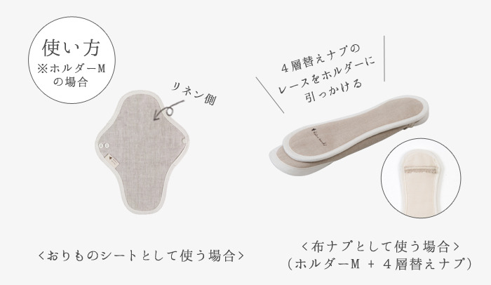 満月セット」 (1クール分/布ナプキン20枚入) 洗剤50g付