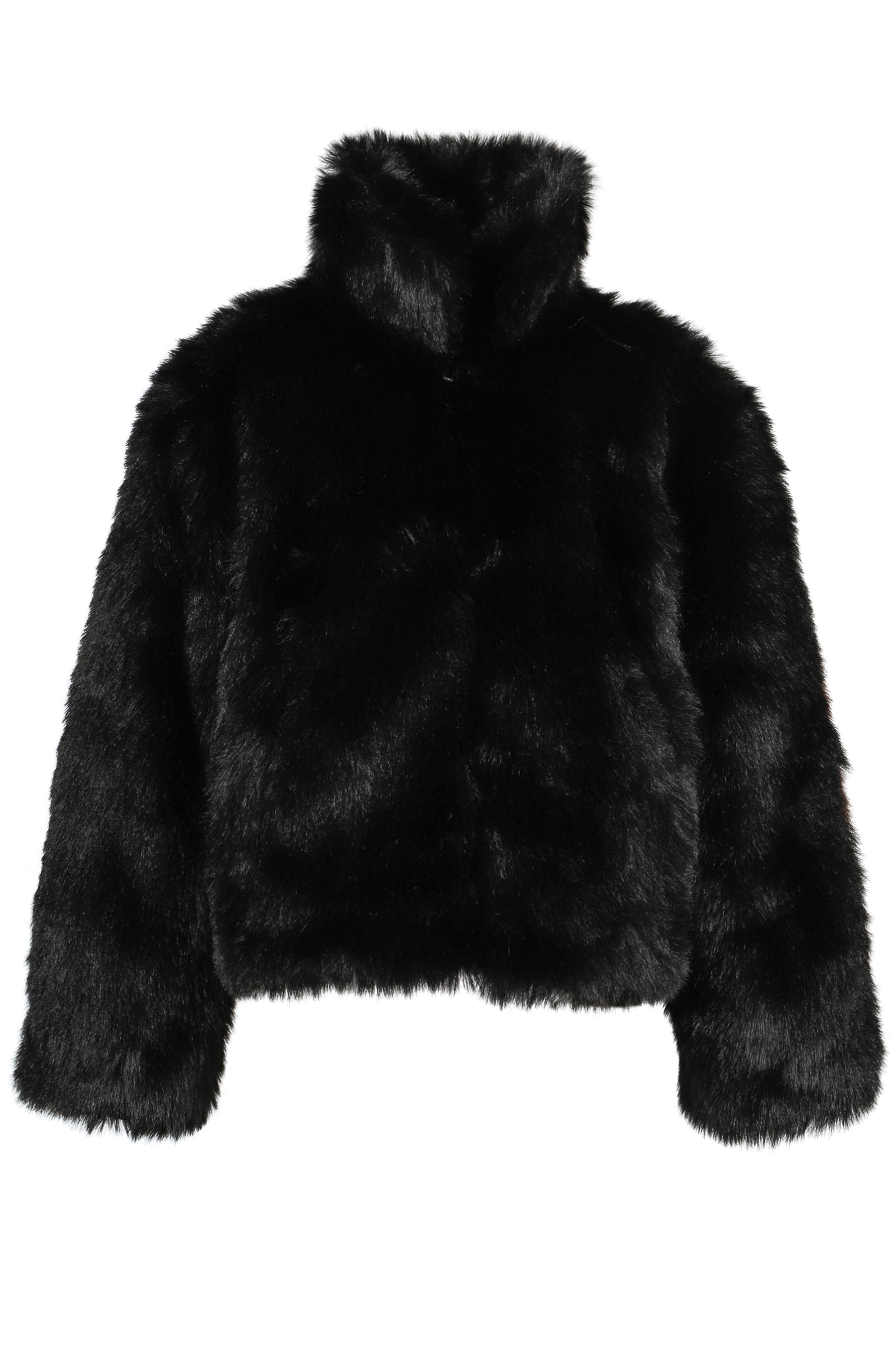 032c FW25 Muddy Faux Fur Blouson / Black - Nubian