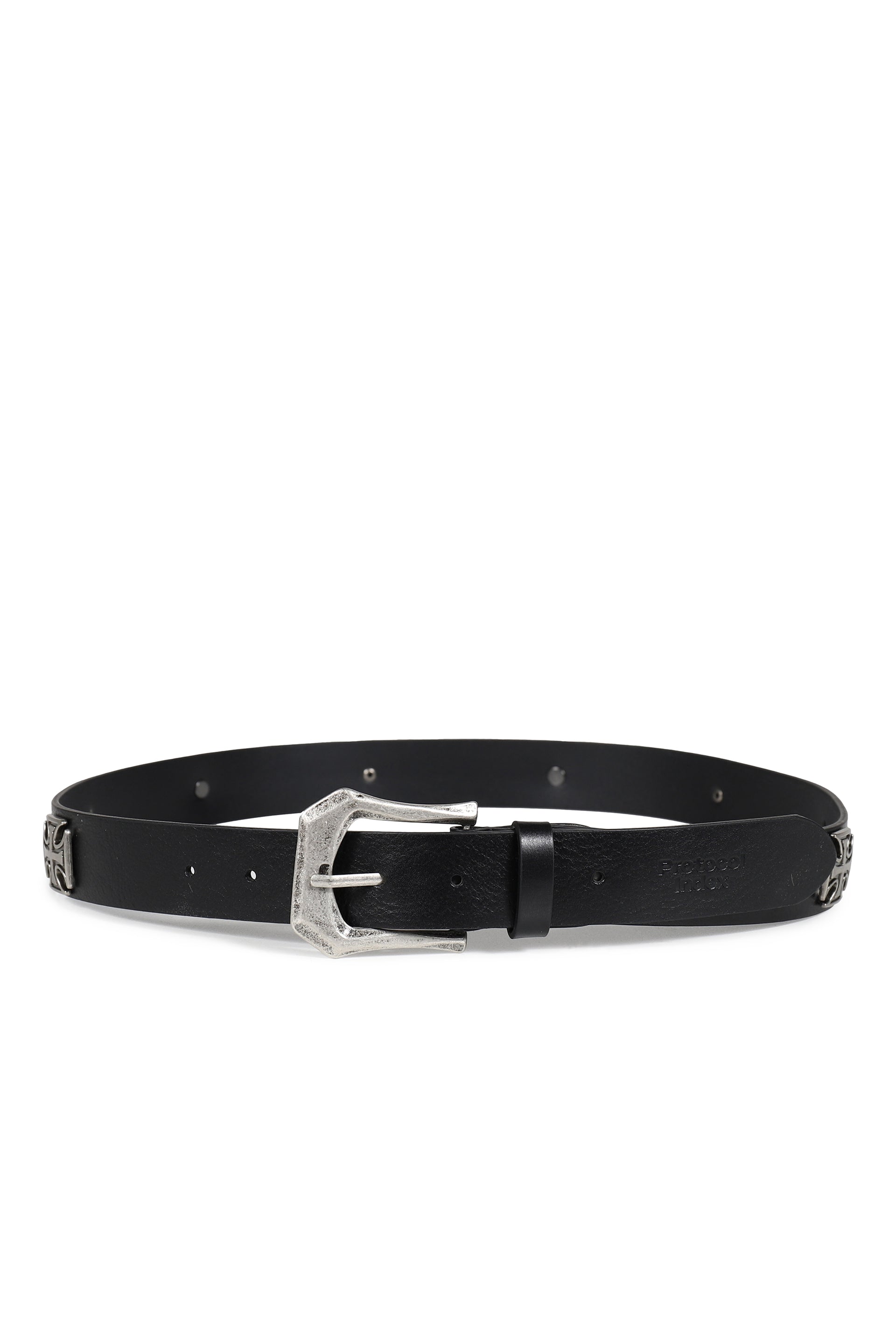 Martine Rose マーティン ローズ SS25 RUBBER TYRE BELT / BLK - NUBIAN