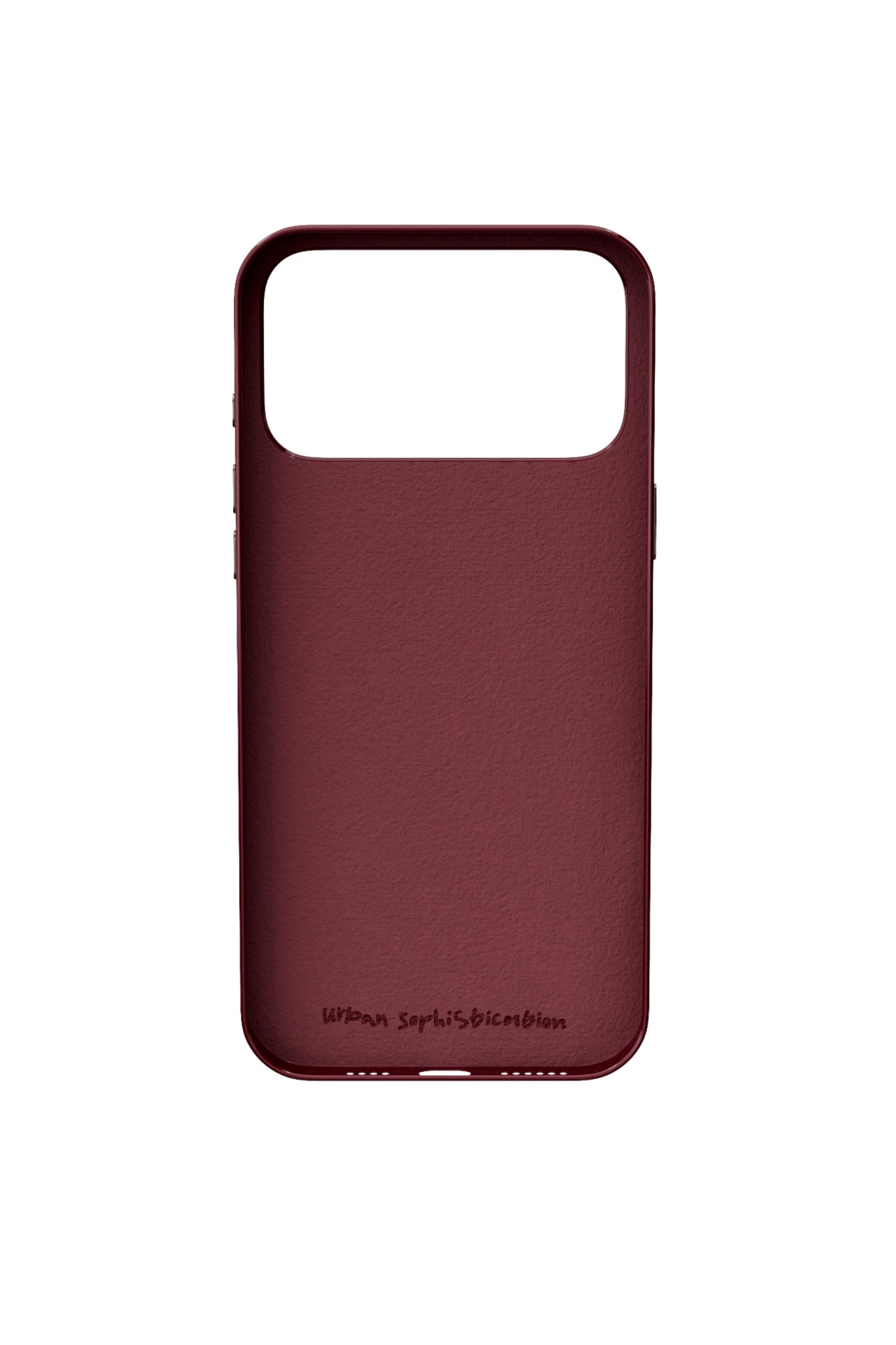 Urban Sophistication iPhone Case THE PUFFER CASE / DARK CHERRY