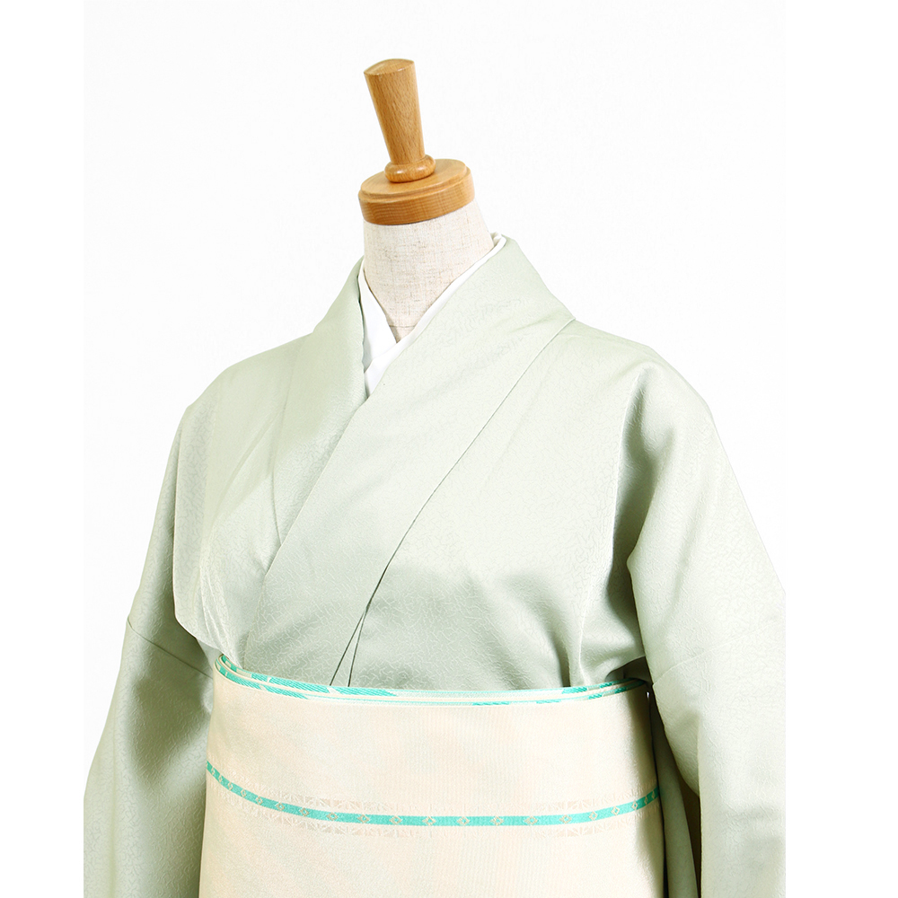 単衣色無地 薄緑 | 着物レンタルまつうら（貸衣装・貸衣裳）：名古屋市北区