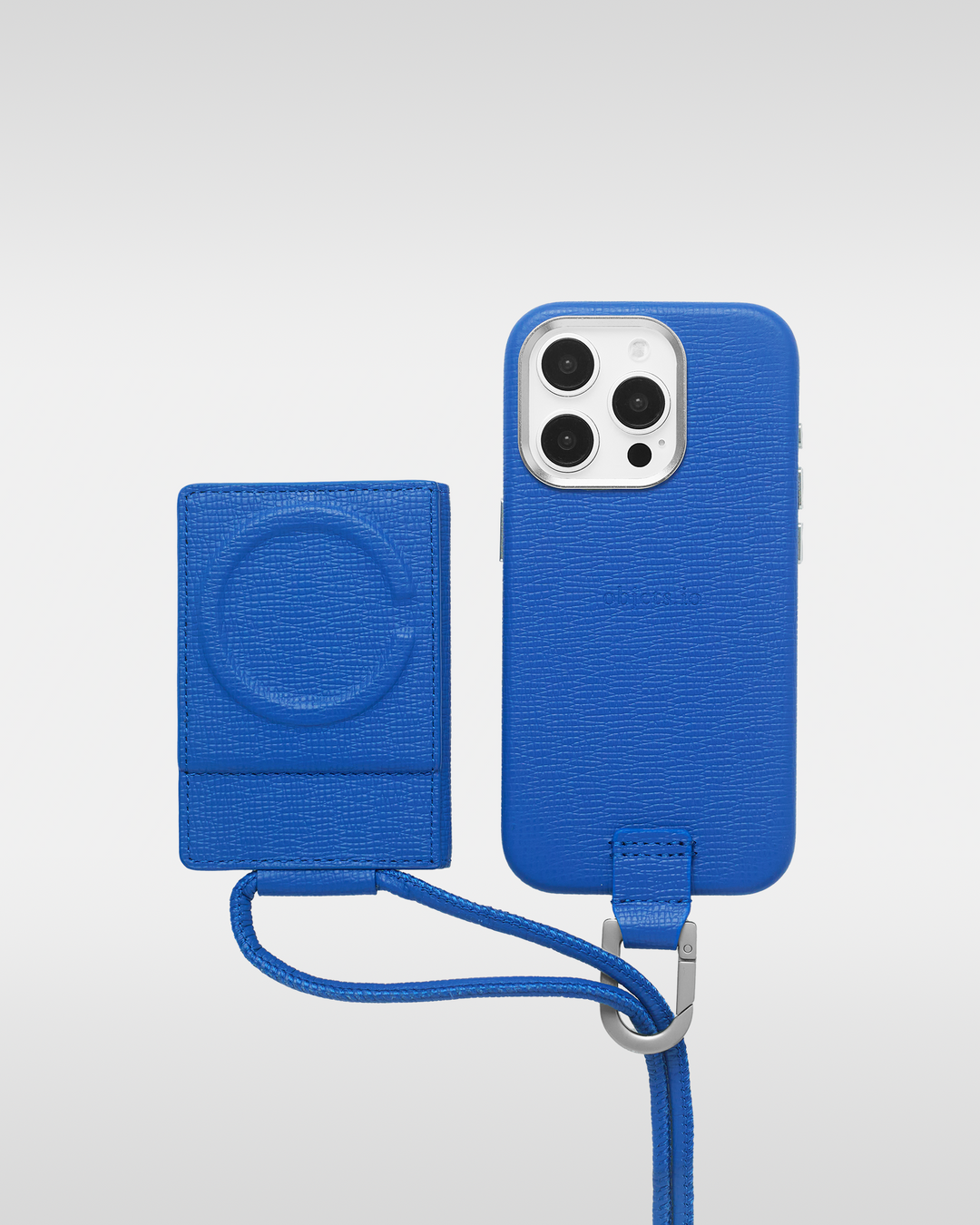 レザー製 iPhoneケース セット / ストラップ付スマホケース / スマホ