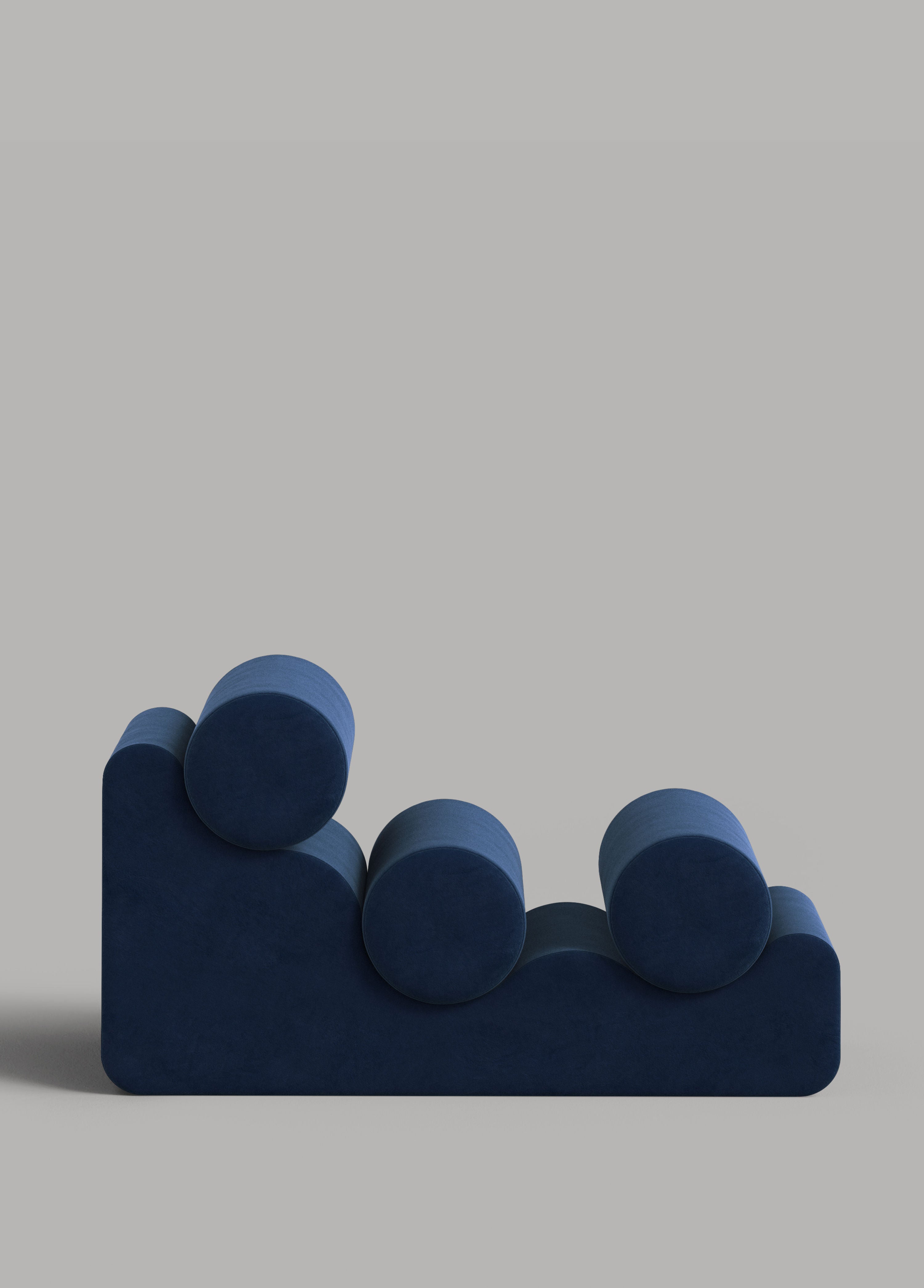 Velvet Plywood Lounge Chair by OWL | The Oblist