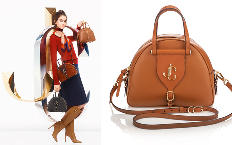 ジミー チュウの新しいロゴとシグネチャーバッグ「ヴァレンヌ」誕生