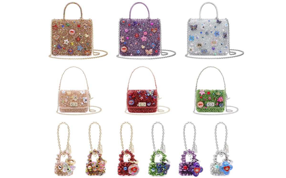 アンテプリマ「ワイヤーバッグ」がクリスタルや星、ハートモチーフを