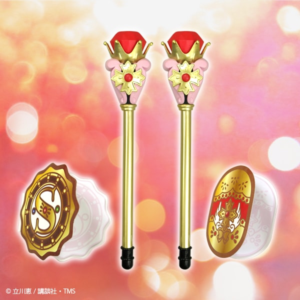 怪盗セイント・テール」ステッキ型ペン＆付箋、クレーンゲーム景品に