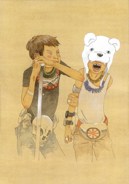 松本大洋「鉄コン」サイン入り版画を限定150部で販売 - コミックナタリー