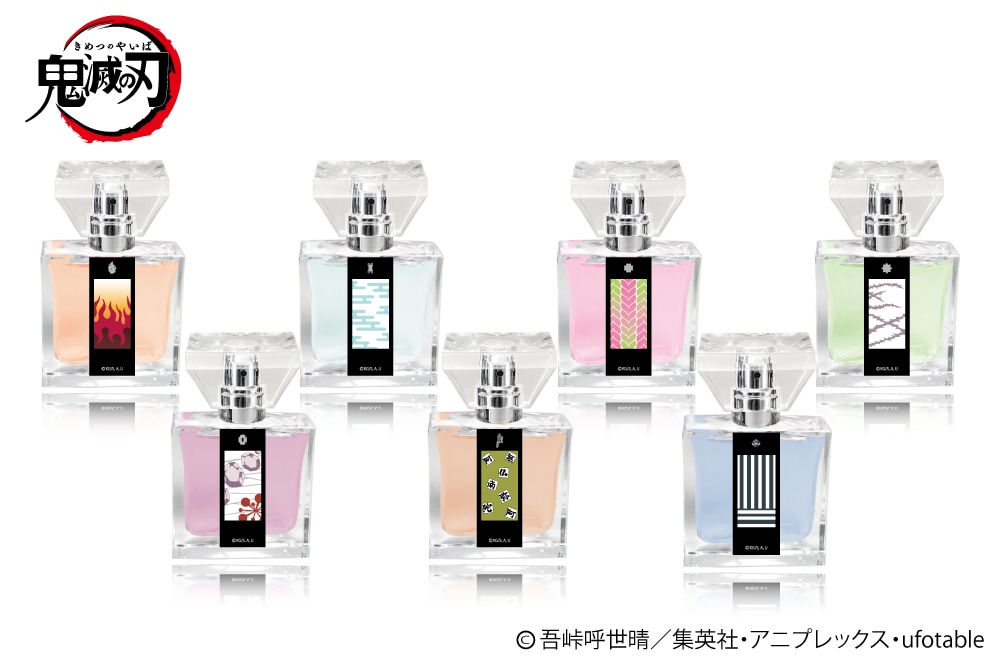 鬼滅の刃」フレグランス第3弾、煉獄杏寿郎・不死川実弥ら“柱”7人の香り