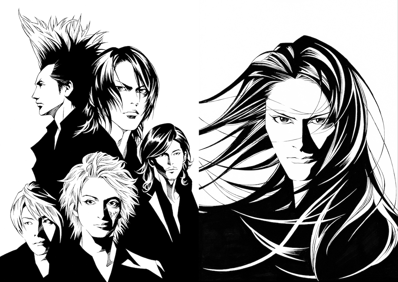 上條淳士×BUCK-TICKのコラボTシャツ発売、櫻井敦司とメンバー集合を