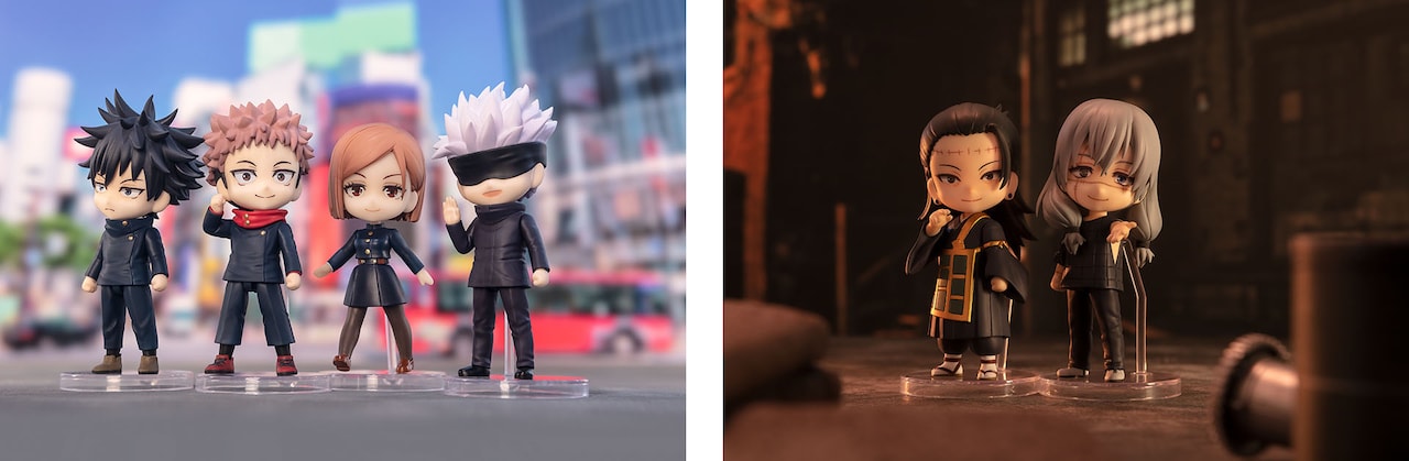 呪術廻戦」虎杖、伏黒、釘崎、五条、夏油、真人のミニキャラ可動