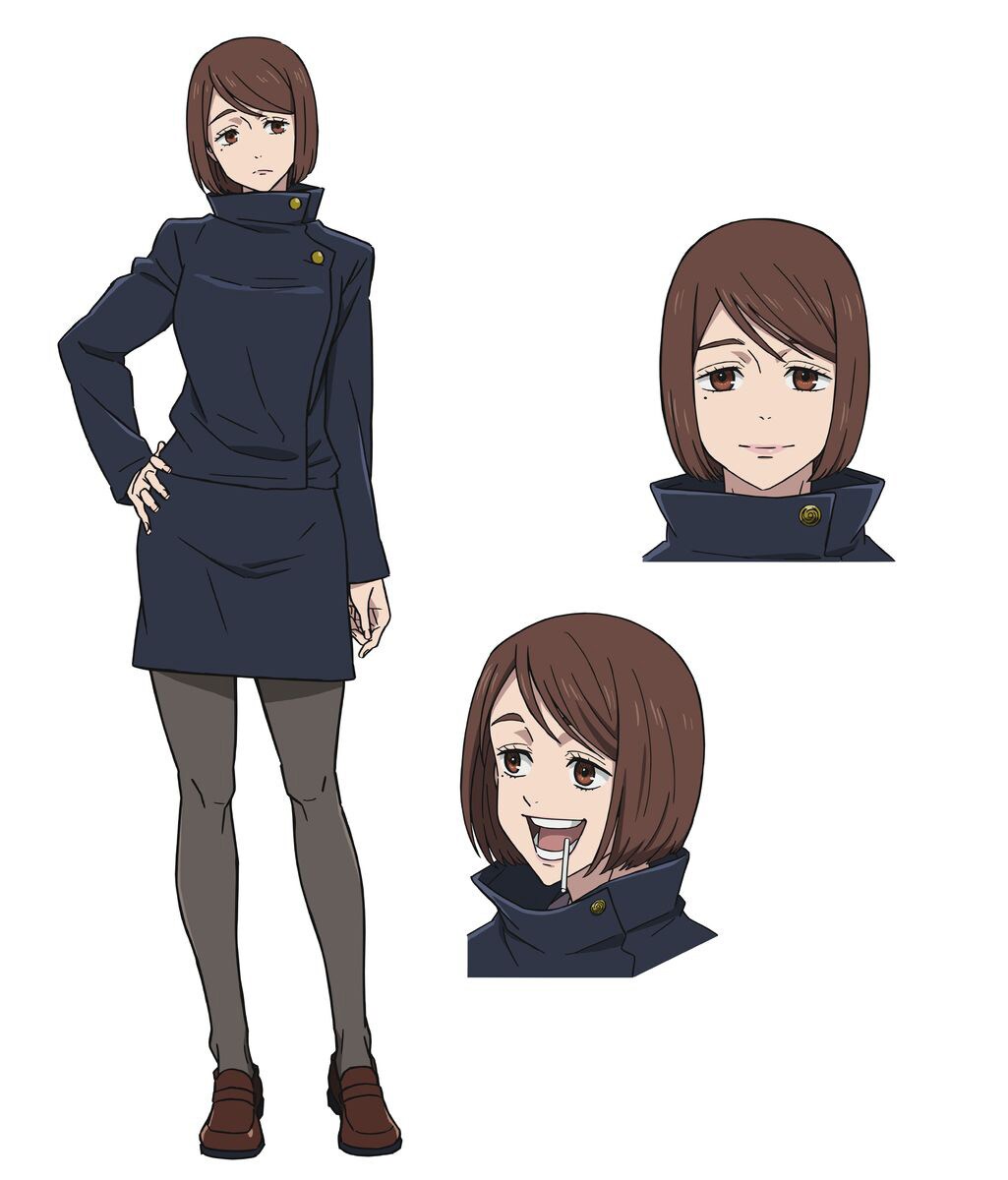 家入硝子のキャラクター設定画。(c)芥見下々／集英社・呪術廻戦製作