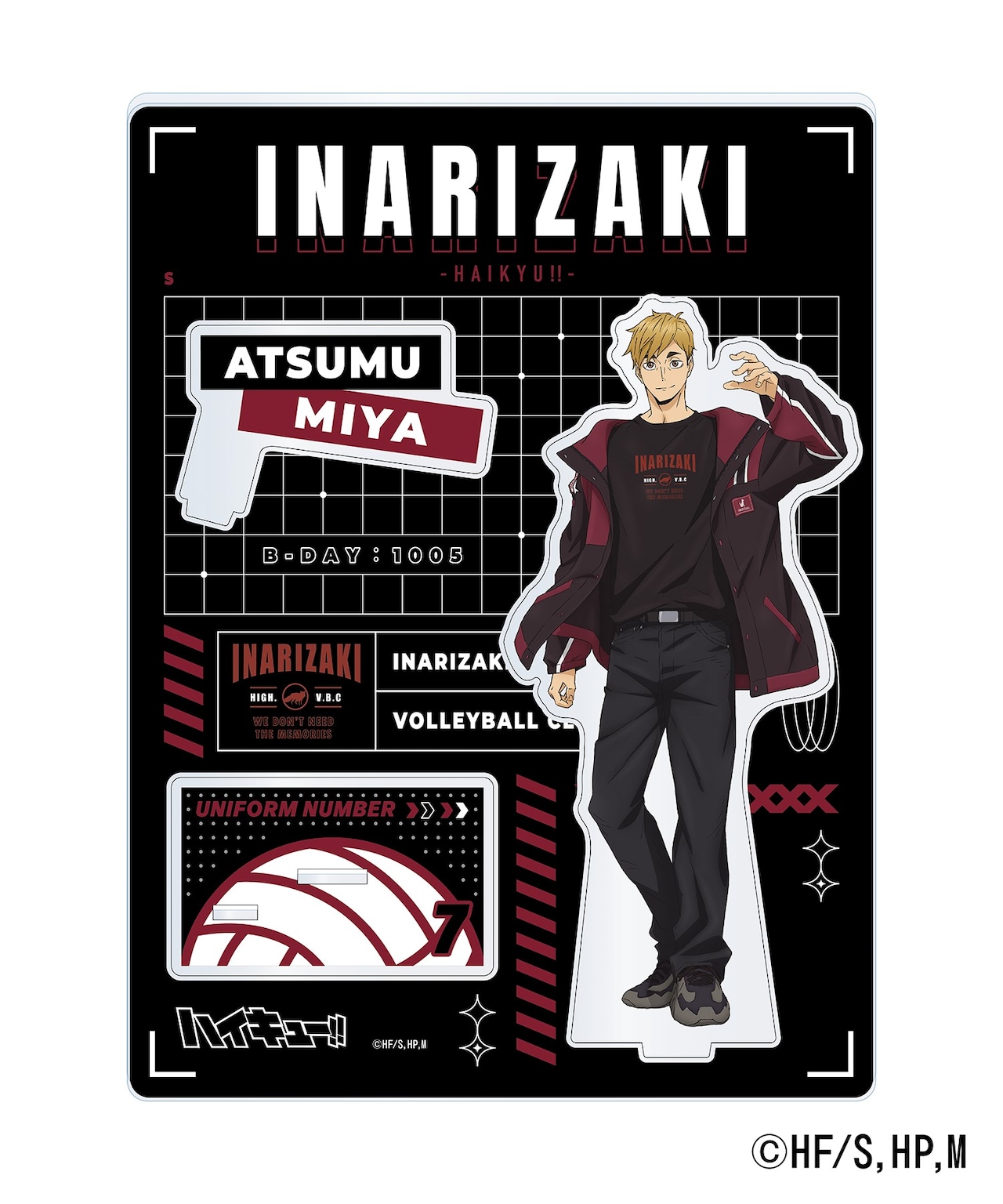 アニメ『ハイキュー!!』 × ZOZOTOWN ビッグアクリルスタンド 宮侑