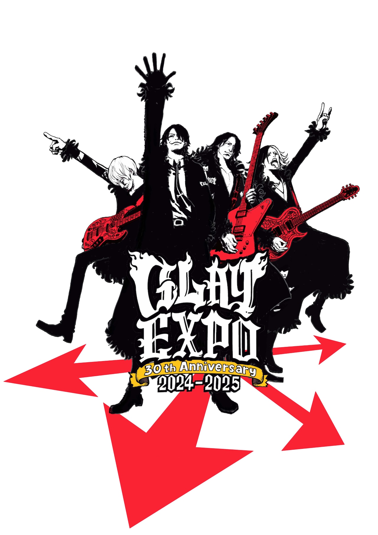 尾田栄一郎、GLAYデビュー30周年企画「GLAY EXPO」キービジュアルを