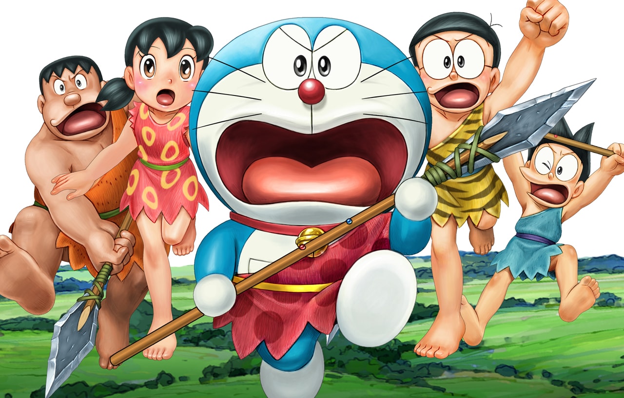 映画ドラえもん 新・のび太の日本誕生」新たな劇中カット公開、原始