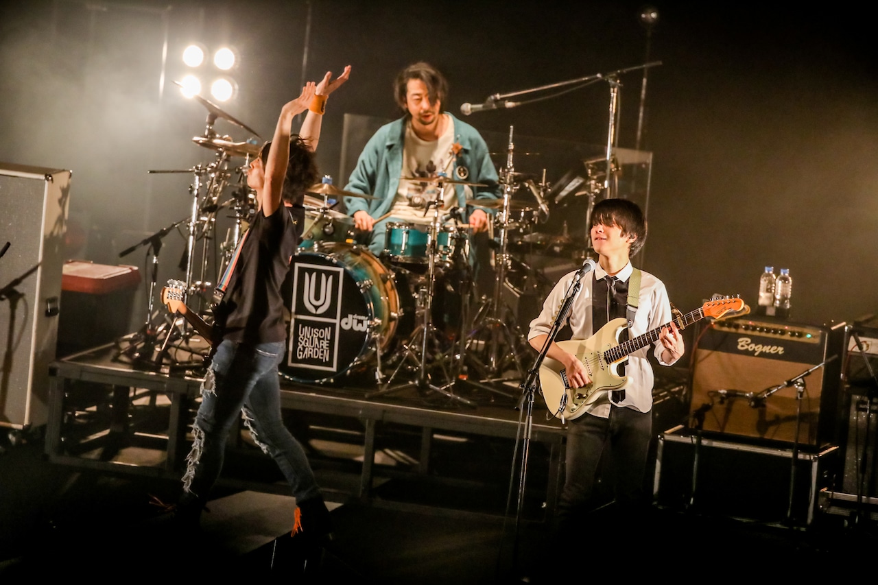 UNISON SQUARE GARDEN、最新アルバムツアーが市川で開幕（ライブ