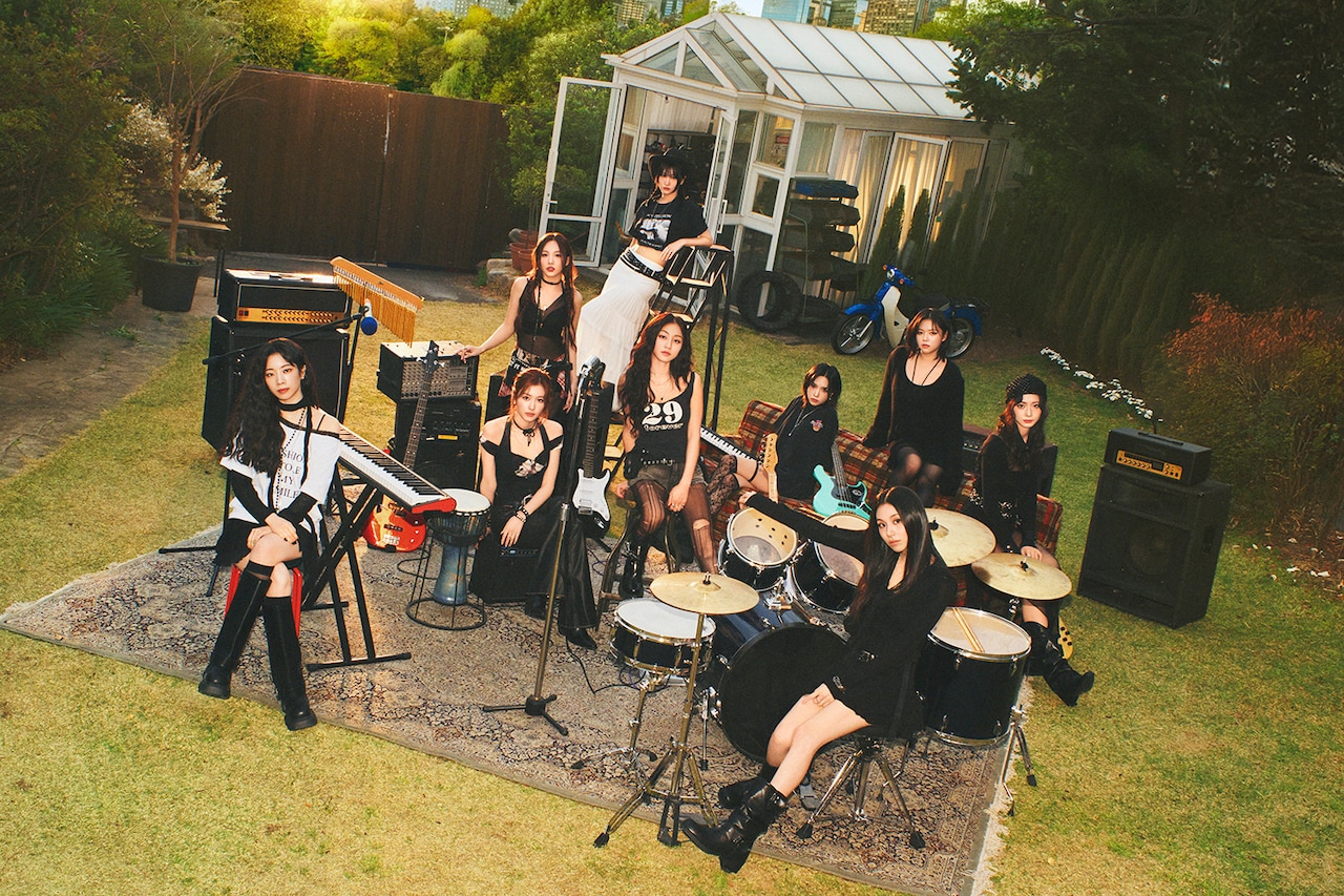 TWICE日本6thアルバムのロックなビジュアル公開、ジヒョが