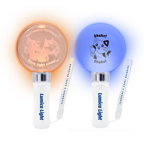 ラウンドライト（クリア / マラカス） | オリジナルペンライト