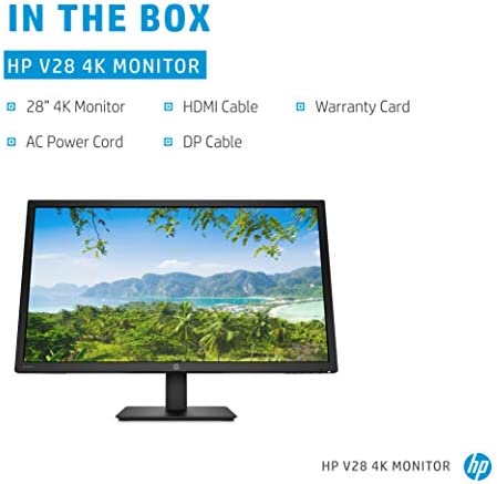 HP V28 4K Monitor - Computer Monitor With 28-inch Diagonal Display