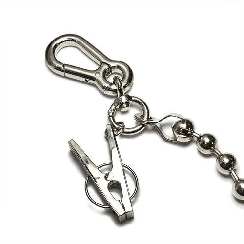 JNS770)アナーキー洗濯バサミウォレットチェーンS -ボールチェーン