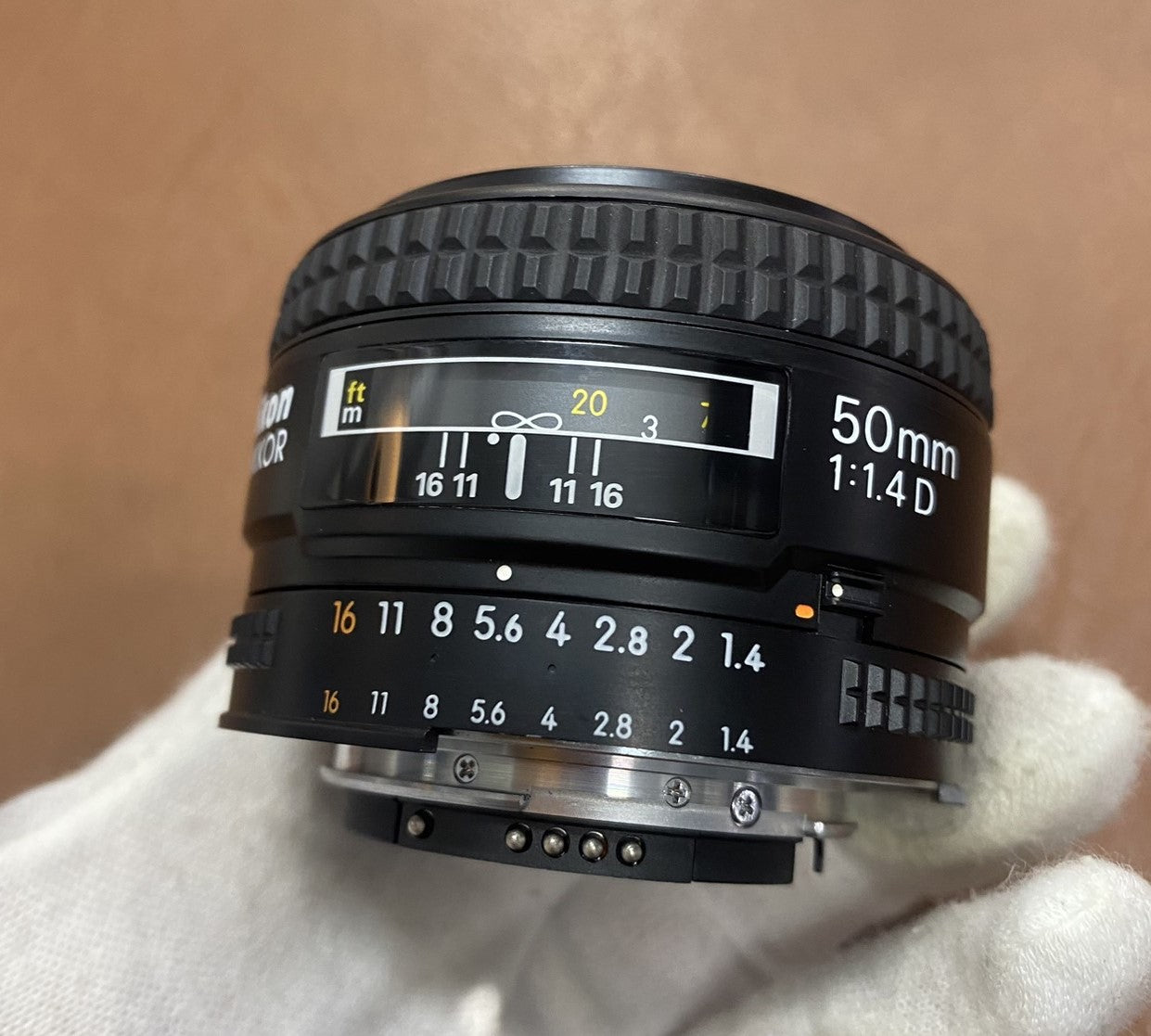 Nikon Ai AF Nikkor 50mm F1.4D フード付き – まるかめら