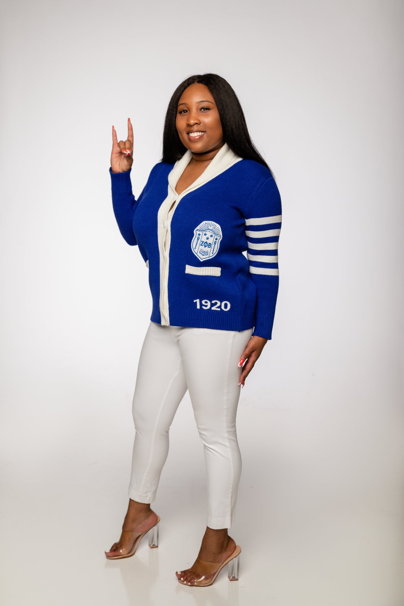 ZPhiB Varsity Letterman Sweater - Royal Blue – Official Para Connect