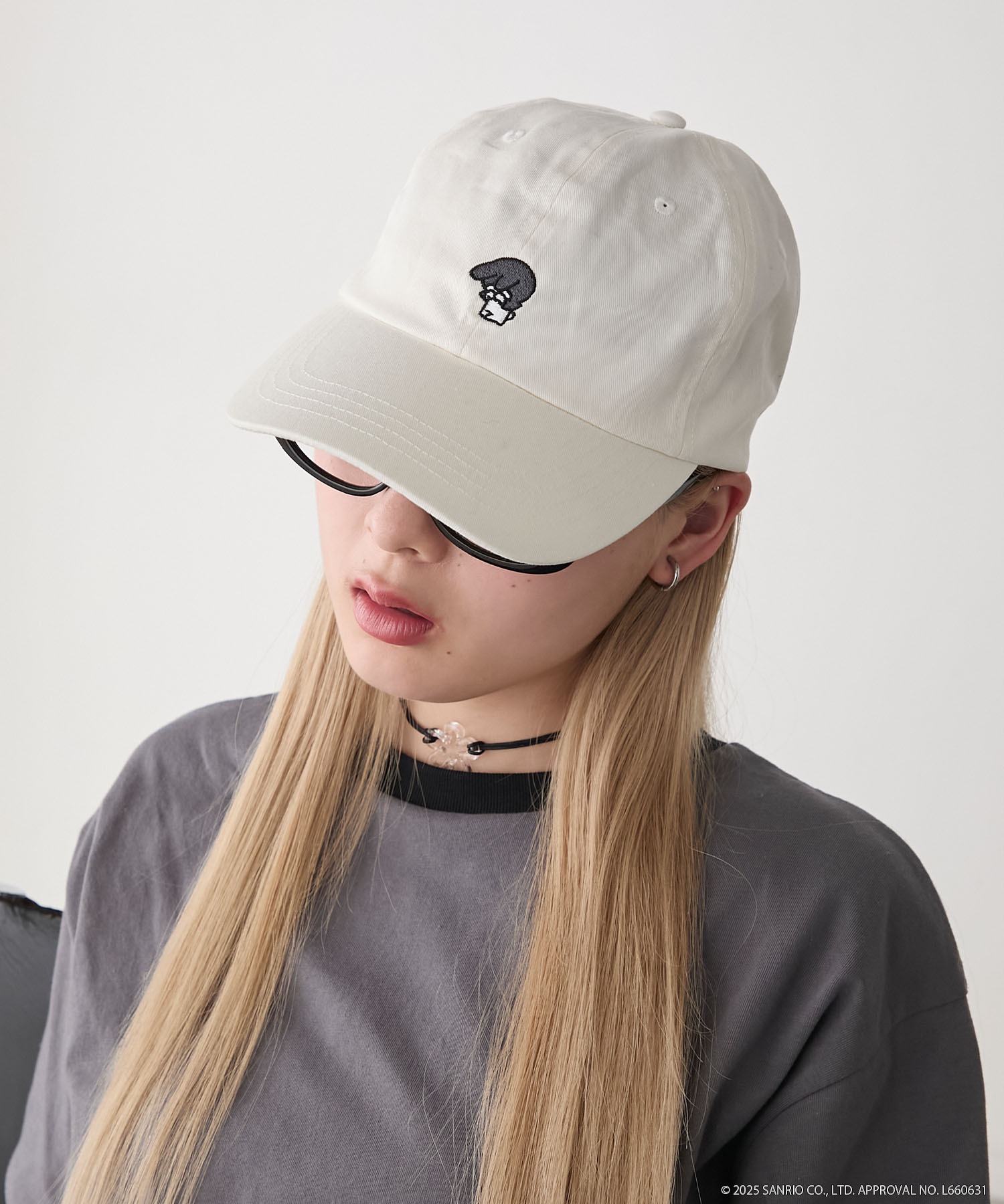 My Melody × forksy.】ワンポイント ロゴ刺繍 キャップ forksy.│MONO