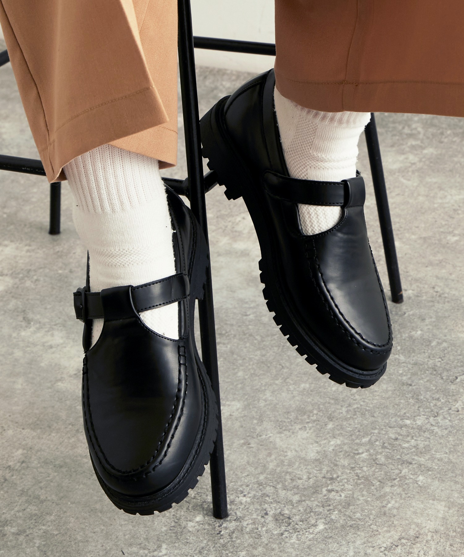 forksy.】T字ストラップローファー forksy.│MONO-MART [モノマート