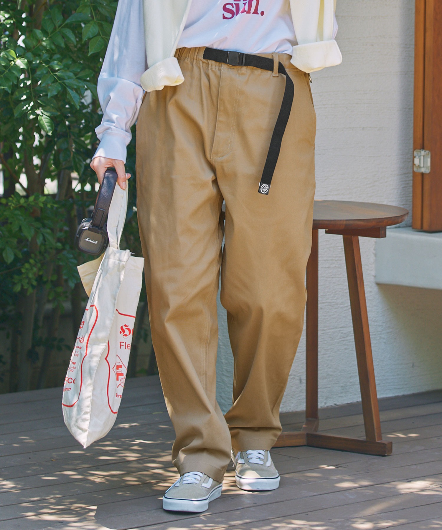 ウェビングベルト テーパード ストレッチ クライミングパンツ【THE