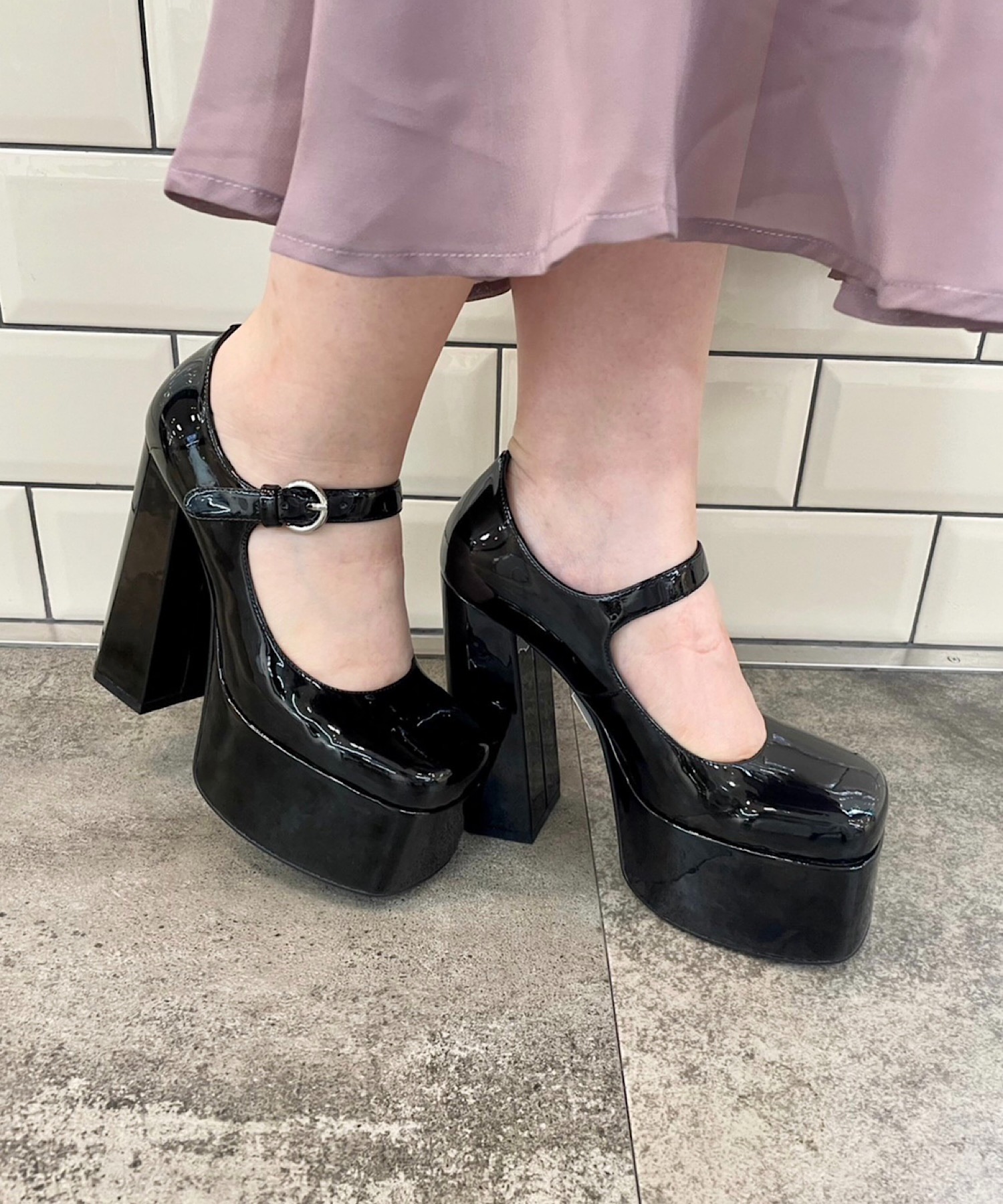 チャンキーヒールメリージェーンパンプス Jeffrey Campbell│Jeffrey