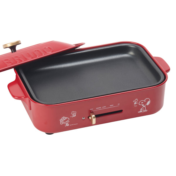 おかいものSNOOPY限定】BRUNOコンパクトホットプレート (SNOOPY&Woodstock)