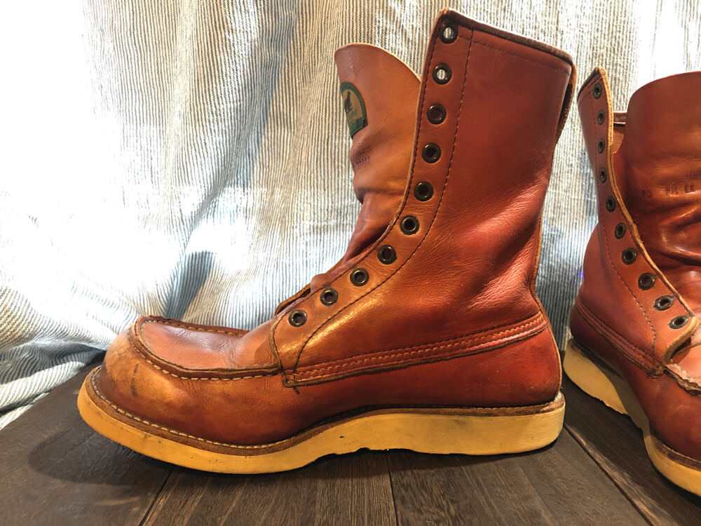 ワイズEEのレッドウィングアイリッシュセッター877をメンテナンス