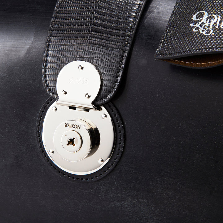 大峽製鞄－《90周年記念》【90-1135-BRD×LZD】『ザ・ダレスバッグ