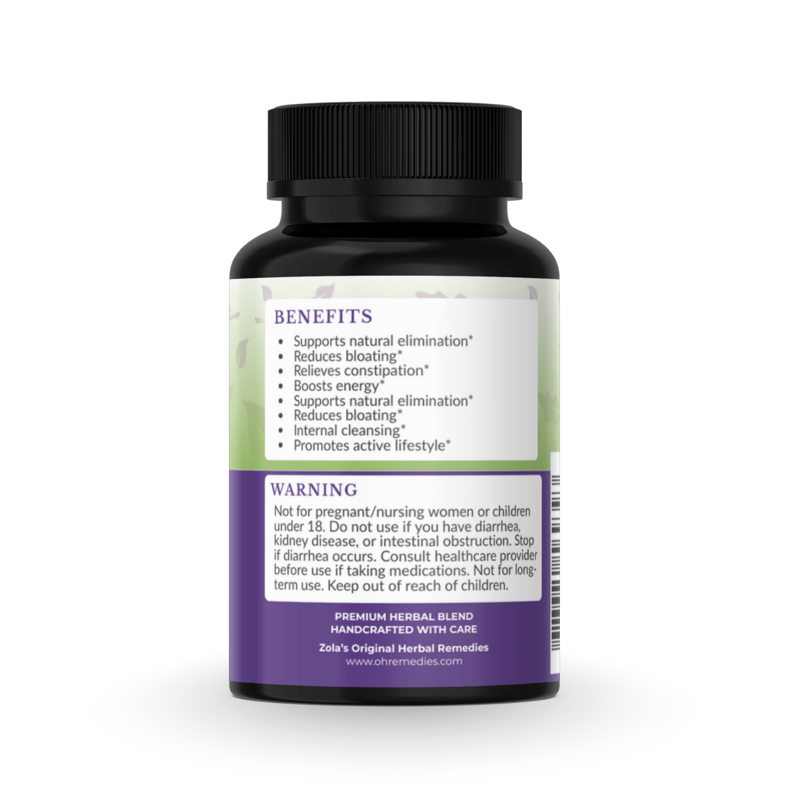 Colon Cleanse Capsules - Zola's Original Herbal Remedies