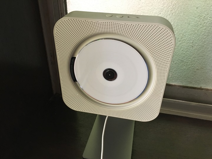 503)無印の壁掛式CDプレーヤーをスタンドで使う – 山小屋大家日記