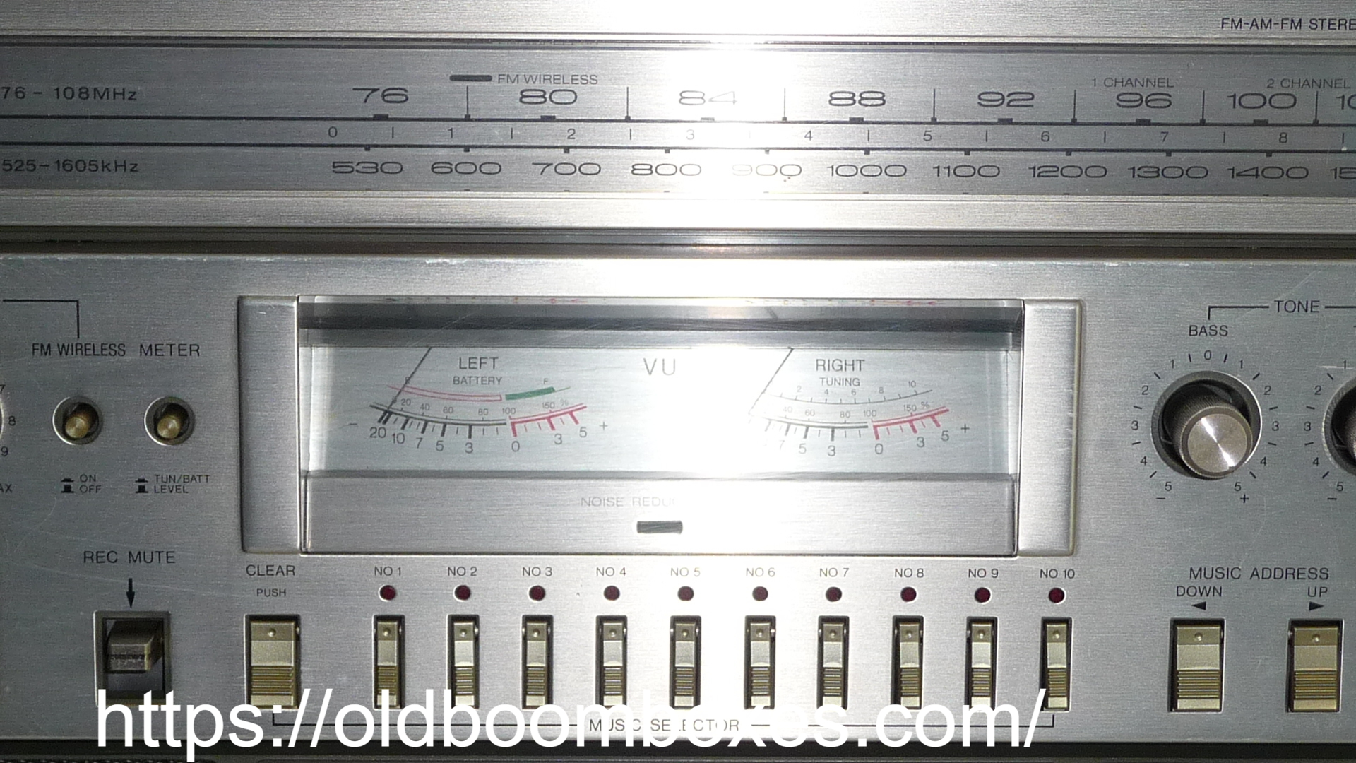 NATIONAL RX-5700 Stereo Radio Cassette Recorder -